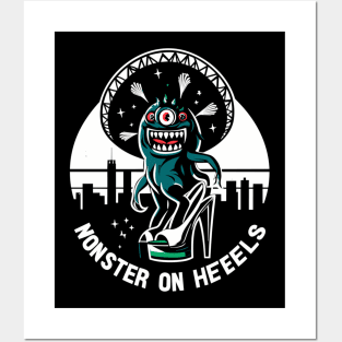 'Monster on Heels' Posters and Art